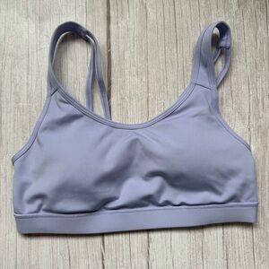 Adidas Training All Me Essentials bra in a purple color